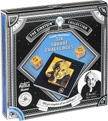 Предизвикателството на шестте квадрата - Дървен логически пъзел — Professor Puzzle