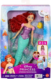 Кукла Ариел с преобразяване - Mattel - На тема Принцесите на Дисни — JLK19