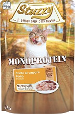 Пауч за котки Stuzzy Monoprotein Adult - 85 г, с пилешко, в зряла възраст