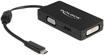  USB-C male  VGA / DVI / HDMI female DeLock - 