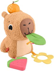 Плюшена капибара с дъвкалки - Fisher Price - За бебета над 3+ месеца — HYR54