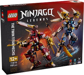 LEGO Ninjago - Близнаците роботи-титани - Детски конструктор — 71870