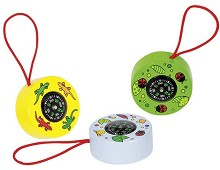 Детски дървен компас - Goki — 60866