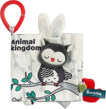 Мека книжка Sensillo Owl - От серията Black & White