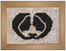 Каменна мозайка Зодия Близнаци - Neptune Mosaic - С размери 12 х 17 cm