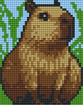 Мозайка с пиксели Капибара - Bright Toys - Творчески комплект — BT50001-Capybara