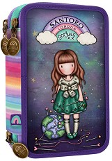 Несесер с ученически пособия Be Kind To Our Planet - Santoro - На тема Gorjuss — 607GJ27