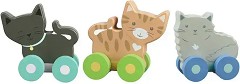 Дървени котенца с колелца - Orange Tree Toys — OTT07454