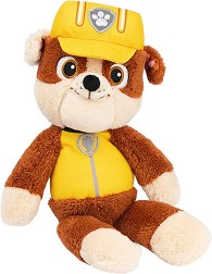 Плюшена играчка Ръбъл - Spin Master - С височина 30 cm, на тема Пес Патрул — 6069436