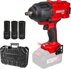 Акумулаторен ударен гайковерт 20V Raider Solo RDP-BBIW20 - С куфар и аксесоари, без батерия и зарядно от серията Pro