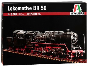 Парен локомотив - BR 50 - ЖП сглобяем модел — Italeri 8702