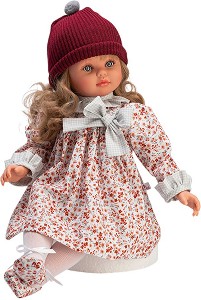 Кукла Пепа с нежна флорална рокля - Asi - С височина 57 cm — 0287940