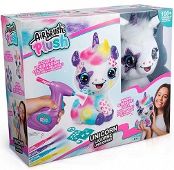 Плюшена играчка за оцветяване Еднорог - Canal Toys - Творчески комплект от серията Airbrush Plush — OFG228
