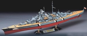 Военен кораб - German Battleship Bismarck - Сглобяем модел — Academy 14109