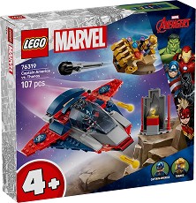 LEGO Marvel Super Heroes - Капитан Америка срещу Танос - Детски конструктор — 76319