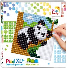 Мозайка с пиксели XL Панда - Pixelhobby - Творчески комплект — 41048-Panda
