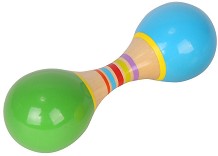 Дървен двоен маракас - Tini Toys — L21006