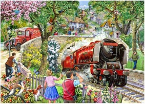 Ежедневният експрес - Пъзел от колекцията Big 500 на Робърт Бари — The House of Puzzles HP0599