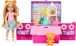 Кукла Челси с аксесоари за чаено парти - Mattel - От серията Club Chelsea — JJB40