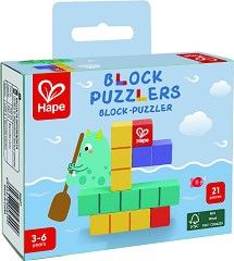 Дървени кубчета - HaPe - 21 броя — 6607