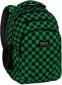 Ученическа раница BackUp W 73 - От серията Checkerboard Green — 711176