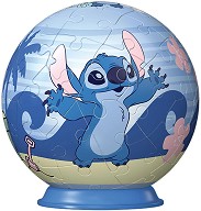 Стич - Пъзел-кълбо от 55 части на тема Лило и Стич — Ravensburger 11597