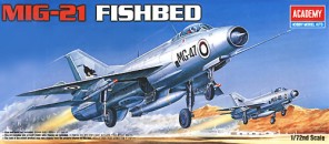 Военен самолет - Миг 21 Fishbed - Сглобяем авиомодел — Academy 1618