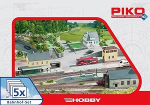 Гара - 5 в 1 - Комплект сглобяеми модели — Piko 61923