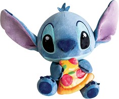 Плюшена играчка Стич с пица - Disney Plush - На тема Лило и Стич — PDP2400562