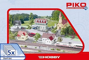 Село - 5 в 1 - Комплект сглобяеми модели — Piko 61925