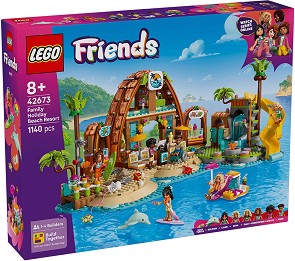 LEGO Friends - Семейна почивка в плажния курорт - Детски конструктор — 42673