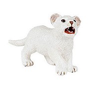 Фигурка на малко бяло лъвче Papo - От серията Диви животни — 50076