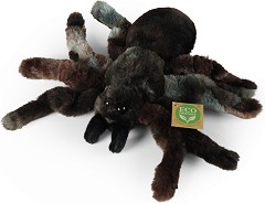 Плюшен черен паяк Rappa - С дължина 20 cm от серията Plush World — 262621