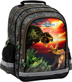 Ученическа раница Derform - От серията Dinosaur — 96213