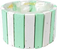   White Mix Simple Wood - 