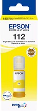 Мастило за принтер Epson 112 EcoTank Yellow - 6000 страници