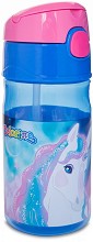 Детска пластмасова бутилка Colorino Kids Handy - С вместимост 300 ml от серията Unicorn — Z01659