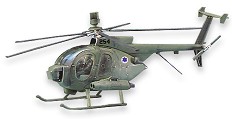 Военен хеликоптер - Hughes 500D - Сглобяем авиомодел — Academy 1644