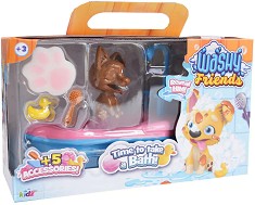 Фигурка на кученце за къпане Уелско корги Washy Friends — K02WFS04