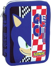 Несесер с ученически пособия Lets Go - На тема Sonic — 334-89100