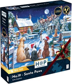 Коледни лапички - Пъзел от колекцията Big 500 на Кийт Стейпълтън — The House of Puzzles HP0721
