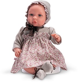 Кукла бебе Лея с рокля - Asi - С височина 46 cm — 0187540