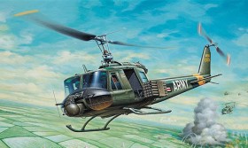 Военен хеликоптер - UH-1B HUEY - Сглобяем авиомодел — Italeri 0040