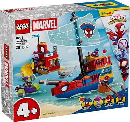 LEGO Marvel Spidey - Пиратски кораб на отбора на Спайди - Детски конструктор — 11208