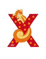 Буква X - Xero - Animal - Дървена фигурка за игра — Sevi 81624