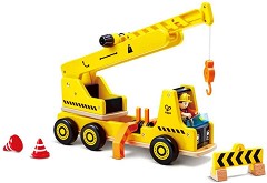 Дървен подвижен строителен кран - HaPe