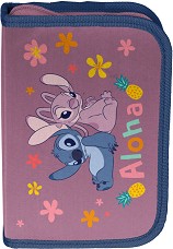 Ученически несесер Стич и Ейнджъл Paso - С 1 отделение от серията Stitch — DS26VV-P001BW