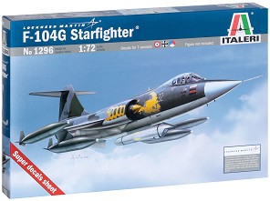 Военен самолет - F-104G Starfighter - Сглобяем авиомодел — Italeri 1296