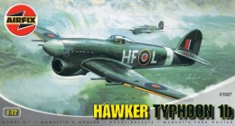 Изтребител - Hawker Typhoon 1b - Сглобяем авиомодел — Airfix A01027