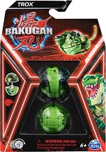 Трансформираща се фигурка с карти Trox - Spin Master - От две части от серията Bakugan — 6066716
